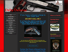 Tablet Screenshot of delta-defense.com